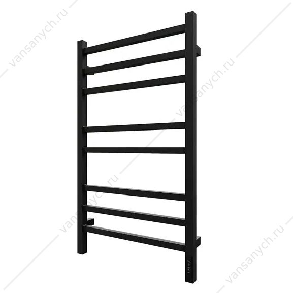 УТ000034456 Полотенцесушитель 40х80 электрический 90Вт Grois Alex GR-102 П8 black mat U GROIS (Россия) купить в Тюмени (Ван Саныч™)